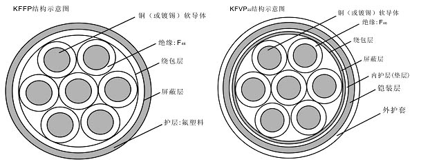 ZR-F46(FV),YVF-F46-22,YGC-F46(FG)高溫F46耐腐電纜