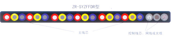 燈光用扁平電纜